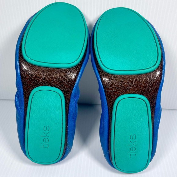 Tieks by Gavrieli - Classic Flats - Women's Size 6 - Cobalt Blue Leather - Picture 4 of 5